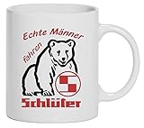 Bimaxx Traktor Tasse | Echte Männer Fahren Schlüter | weiß