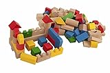 Lupo 100 bunte Holzbausteine aus Polen - M