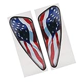 SDENSHI Motorrad 3D Tankaufkleber rutschfest Tank Pads Tankschutz für Harley XL883, US Flagge-M