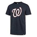 '47 Brand Washington Nationals MLB Knockaround Club T-Shirt Baseball (X-Large)