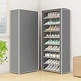 FABAX Eingang Schuhregal Vliesstoff Schuhständer Staubdichte Eingangsstraße Schuhe Organizer Regal Rettungsraum Schuhe Lagerschrank Einfache Montage Schuhschrank Schlafzimmer S