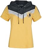 Harry Potter Hufflepuff Frauen T-Shirt gelb XL 100% Baumwolle Fan-Merch, Filme, Hogwarts, Hufflep