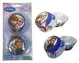 100 Stück Muffin und Cupcake Papierförmchen mit Disney`s Frozen Motiven Ø 5