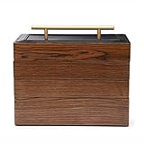 XYZMDJ Vintage Wooden Jewellery Case Vitrine Aufbewahrungsbox Schmuck Vitrine Aufbewahrungsbox (Size : 4 Floors)