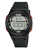 Lorus Jungen Digital Quarz Uhr mit Silikon Armband R2363NX9