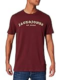 JACK&JONES Mens JJCROSS Tee SS Crew Neck T-Shirt, Port Royale, XL