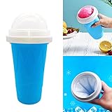 1Stück Modische Slush Eismaschine Sand Ice Cup Slush Ice Cup tragbar Slush Ice Making Cup Doppelschicht-Gefrierbecher Gefrorener Becher Perfekt für Herstellung von Sand EIS