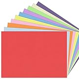 10 Farben, A3 120 g/m² Tonpapier Bunt Farbige Papier, 100 B