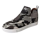 Geilisungren Damen Turnschuhe Atmungsaktiv Laufschuhe Runde Zehe Beleg Auf Schuhe Flach Breathable Sneaker Sportschuhe Sommer Schuhe Bequeme Halbschuhe Plateau S