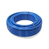 Pipetec Aluverbundrohr Aluminium Mehrschichtverbundrohr 16x2 mm 6mm blau 50m Isolierung PEX Mehrschicht-Verbundrohr MV-Rohr Mehrschichtrohr Heizung W