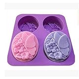 Timetries 4 Hohlraum Schmetterling Silikonform Fondant Schokolade Seife Form Kuchen Dekorieren Werkzeuge DIY Silikon Backen Formen Zubehö