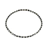 niumanery Hematite Necklace with Magnetic Therapy Black Health Women Unisex Jewelry B