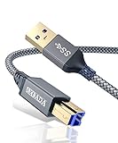 AKOADA 3m USB 3.0 Kabel USB A-Stecker zu USB B-Stecker Datenkabel bis zu 5Gbit/s für z.B. mit Dockingstation, USB 3.0 Hub, Externen Festplatten, Drucker, Scanner, Multifunktionsdruckern usw