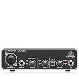 Behringer UMC22 Audiophile 2x2 USB-Audio-Schnittstelle mit Midas Mikrofonvorverstärk