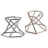 Sharplace 2Pcs Glaslinsen Kugel Stand Display für Mineralproben Edelstein G