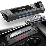 ElecHavk Kabelloses Auto Ladegerät, Wireless Charger Auto für Audi A4 A5 S4 S5 RS4 RS5 2019-2021, 15W Wireless Schnell-ladegerät mit QC3.0 USB für iPhone,Samsung