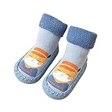 Baby Socken, Anti Rutsch Sportsocken Stoppersocken Kinder Anti Rutsch Socken 6Monate - 4 Jahre Alt, Rutschfeste Socken FüR Baby Jungen MäDchen Kinder (Hellblau1, 14)