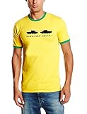 Coole-Fun-T-Shirts Bis einer heult ! T-SHIRT RINGER, gelb-green, M