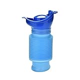 Reiseprodukte MMGZ MTB-1 750mm Outdoor Car-Reisen Tragbare Resuable Scalable Travel Urinale Toilette Pee-Flasche (blau) Die hohe qualität. (Color : Blue)