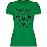 JGA Junggesellenabschied Frauen - Junggesellenabschied - erst Zahlen dann ausschneiden - XL - Grün - JGA Tshirt Frauen - L191 - Tailliertes Tshirt für Damen und Frauen T-S