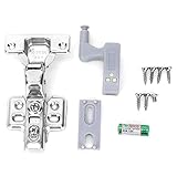 Türscharniere, LED-Licht-Türscharnier-Dämpfer Soft Buffer Close für Schrank-Schrank-Möbel-Hardware(big bend)