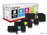 OBV 4X kompatibler Toner als Ersatz für Kyocera TK-5240 für Kyocera ECOSYS M5526cdn M5526cdw P5026cdn P5026cdw schwarz, Cyan, Magenta, gelb