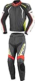 Büse Silverstone Pro 2-Teiler Motorrad Lederkombi 50 Schwarz/Weiß/Rot/Gelb