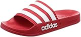 adidas Herren Adilette Shower Slipper, Rot, 43 EU