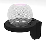 EXIMUS Universal Mini Lautsprecher Wandhalterung kompatibel mit Apple HomePod Mini, Echo Dot, Google Home/Nest Mini - Schw