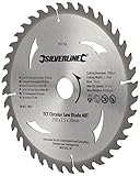 Silverline 991704 Hartmetall-Kreissägeblätter mit 40 und 60 Zähnen, 2er-Pckg 250 x 30, Reduzierstücke: 25, 20 u. 16