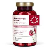 LifeWize® Granatapfel Extrakt - 40% Ellagsäure - 1500 mg Hochdosiert pro Tagesdosis - 120 Kapseln - Vegan & ohne unerwünschte Z