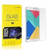 [4 Stück] Conber Panzerglas Schutzfolie für Samsung Galaxy A5 2016, [9H Härte][Anti-Kratzen][Anti-Öl][Anti-Bläschen] Panzerglasfolie Displayschutz für Samsung Galaxy A5 2016