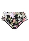 s.Oliver RED LABEL Beachwear LM Damen Herbst Bikini-Unterteile, schwarz Bedruckt, 36