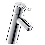 hansgrohe Wasserhahn Talis (Armatur mit Auslauf Höhe 80mm und Zugstangen-Ablaufgarnitur) C