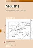 1201 Mouthe: Source du Doubs - Le Petit Risoux (Landeskarte 1:25 000)