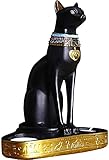 WQQLQX Statue Ägyptische Katze Gott Skulptur Tiere Harz Handwerk Familie Desktop Dekoration 16 * 20 cm Skulp