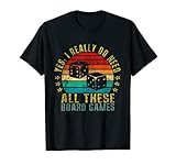 Yes I Really Do Need All These Brettspiele, Retro-Stil T-S