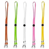 Fauean Maskenverlängerungsgurt Maskenhalter Verstellbare Lanyard Halterung Maskenverlängerungshaken zum Verlängern von Masken, Schnallenband für Erw