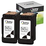 CKMY PG-545XL Ersatz für Canon 545 XL Druckerpatronen für Canon Pixma MX495 MX490 iP2800 iP2850 iP2840 iP2855 MG2400 MG2450 MG2500 MG2550 MG2950 MG2550S MG2555 MG2555S MG2950S (2 Schwarz)