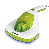 MAXXMEE Milben-Handstaubsauger | Antimilben-Sauger mit UV-C Licht, vernichtet 99,9% Aller Milben | inkl. HEPA Filter und 250ml Staubbehälter [Matratzensauger/Limegreen]