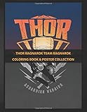 Coloring Book & Poster Collection: Thor Ragnarok Team Ragnarok Thor C
