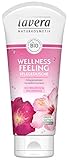 lavera Wellness Feeling Pflegedusche Bio Wildrose & Bio Hibiskus ∙ Entspannender Verwöhnmoment ∙ Vegan Bio Pflanzenwirkstoffe Naturkosmetik Natural & innovative Duschgel 1er Pack (1 x 200 ml)