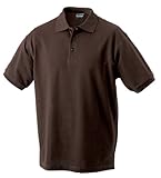 James Nicholson Herren Poloshirt Classic & Gr. XL, Braun - Braun (Braun)