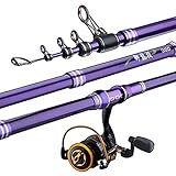 Catch Artifact Super verstärkte Langstreckenjagd-Spinning-Angelrute 2.7-4.5m Kohlenstoff-Teleskop-Casting-Pole-Karpfen-Rod-Seefischen (Size : 270cm)