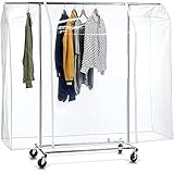 shandianniao Transparente Abdeckung Und Staubschutz Für Kleiderständer, Big Abdeckung Kleiderstange, Plastik Kleiderständer Schutzhülle Für Kleiderständer Kleiderstange(Ohne Regal) (Size : 120cm)
