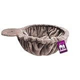 Petrebels Liegemulde für Kratzbaum XL Ø 48 cm, Tragegewicht 25 kg, für Ø 12, Ø 15 und Ø 20 cm Stämme, Farbe Capp