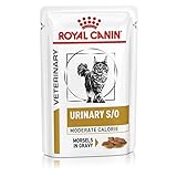 ROYAL CANIN Urinary S/O Moderate Cal. Katze (Fleischstücke) - 12 x 85g