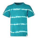 Band of Rascals Kinder Kurzarm T-Shirt Batik Striped, Petrol, Gr. 140