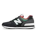 New Balance Men's 574 V2 Full Family Sneaker, Black/Varsity G, 10