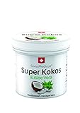 Natürliche Super Coconut & Aloe Vera Rich Cream - Sanfte, feuchtigkeitsspendende Hautpflege mit reinem Kokosöl - Perfekt für die Ganzkörperbehandlung - Haar - Gesicht - Lippen - 150